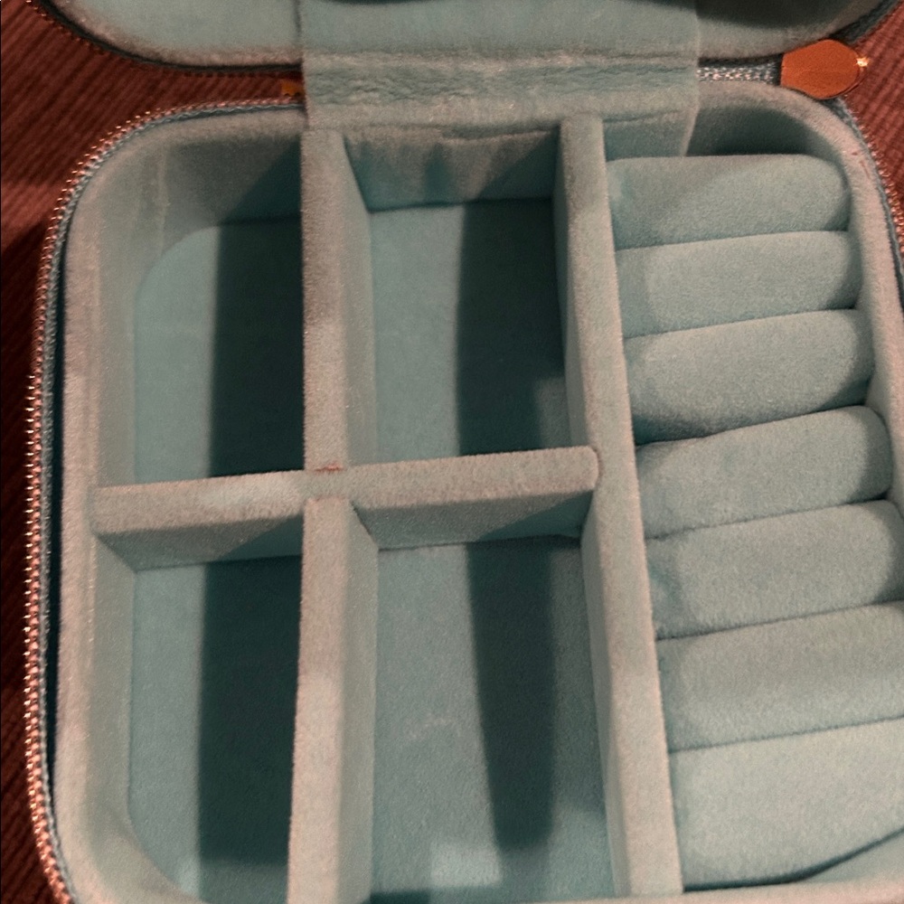 Travel Jewelry Organizer Case 60s Retro Print NWT - Picture 3 of 7